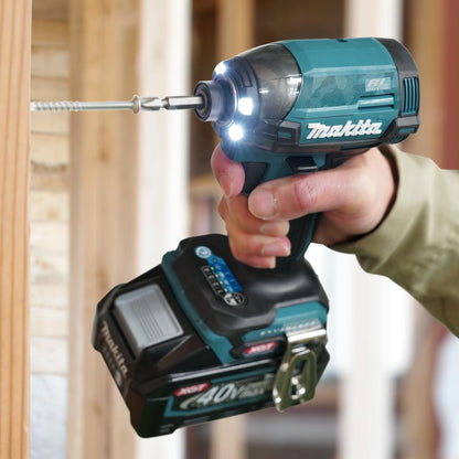 Makita TD002GZ04 40V Max XGT Brushless Impact Driver With 1 x 5.0Ah Battery Charger & Case