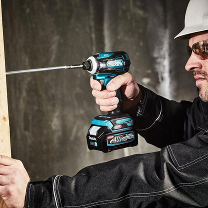 Makita TD002GZ04 40V Max XGT Brushless Impact Driver With 1 x 5.0Ah Battery Charger & Case