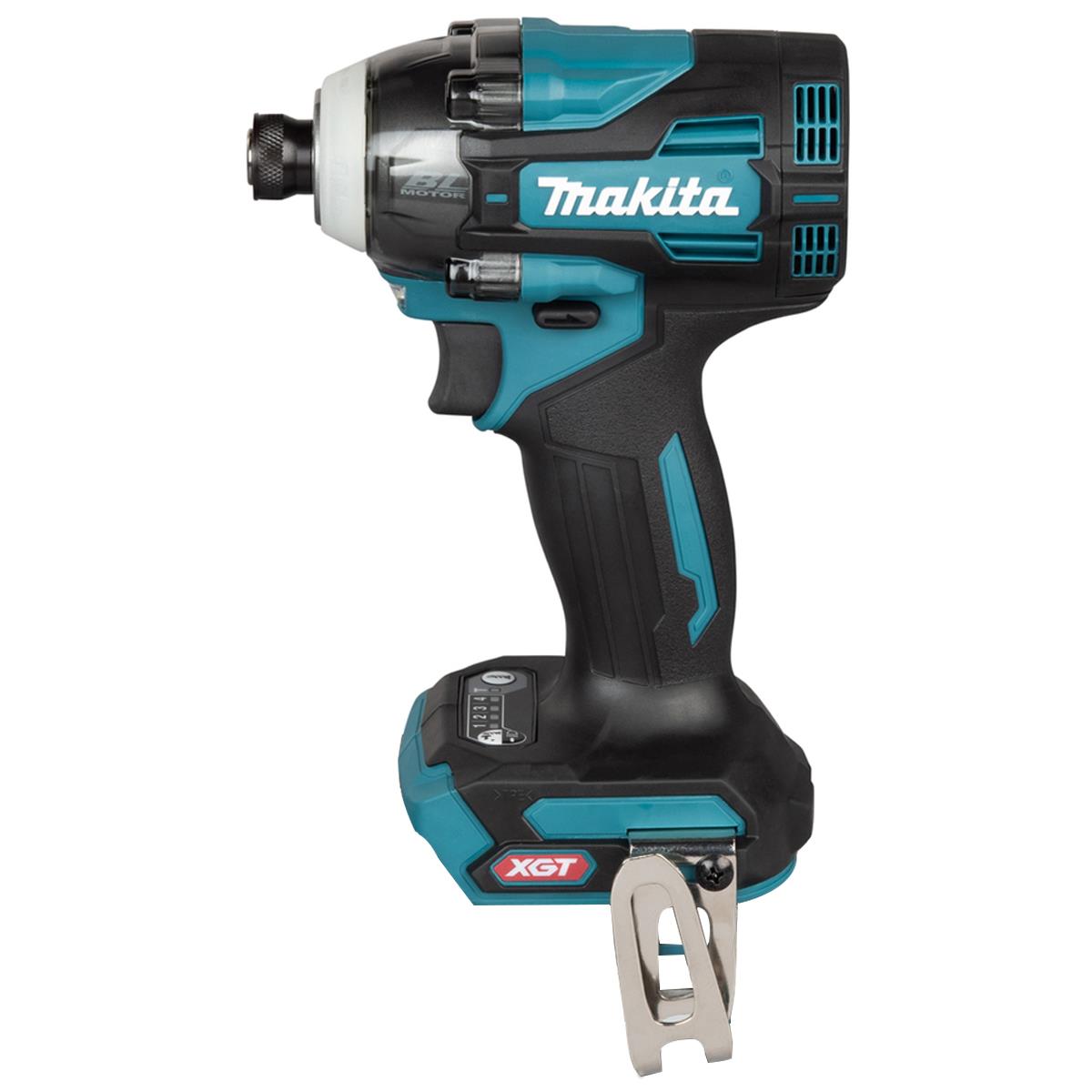 Makita TD004GZ01 40V Max XGT Brushless Impact Driver with 1 x 4.0Ah Battery Charger & Case